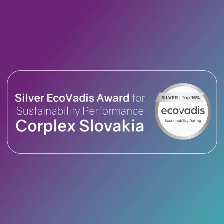 CORPLEX_Silver EcoVadis Award Slovakia