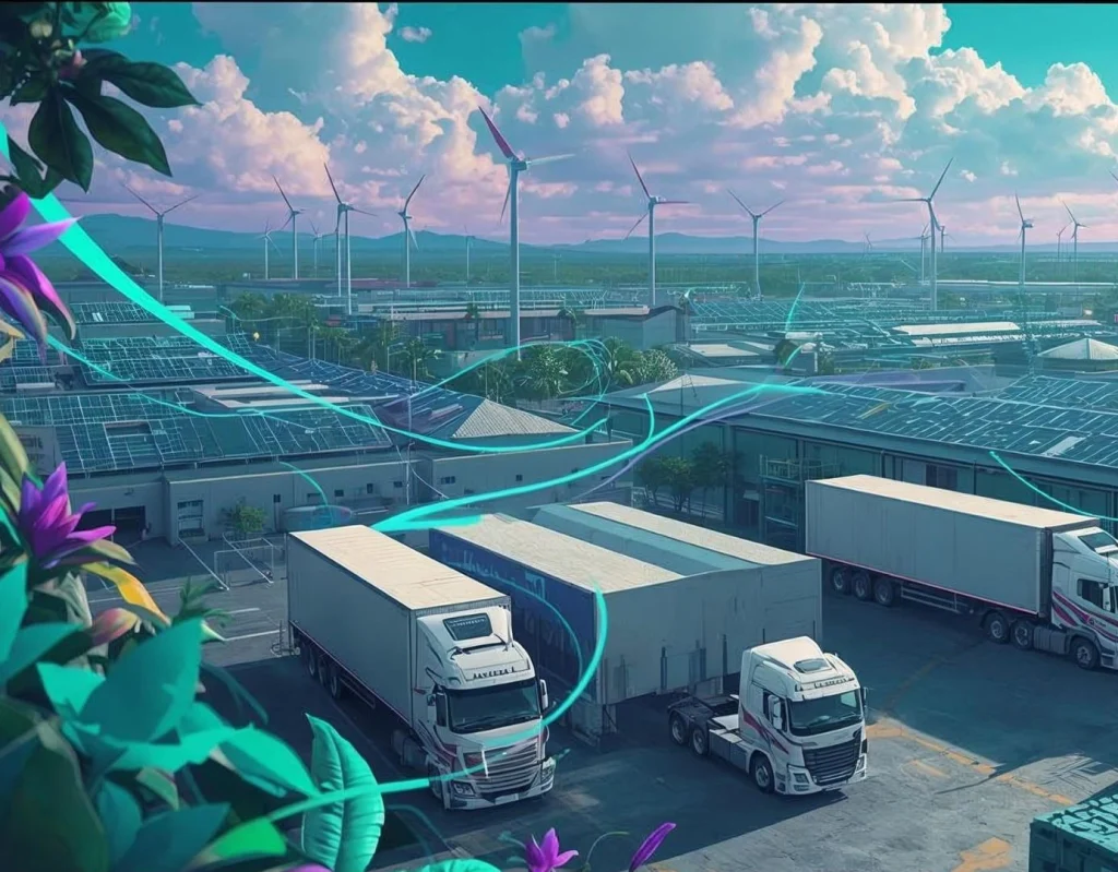 carbon neutral illustration